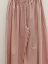 BASERANGE French organic cotton cable knit track pants BAS-TRCA-PO-SU25-CANTIL PINK